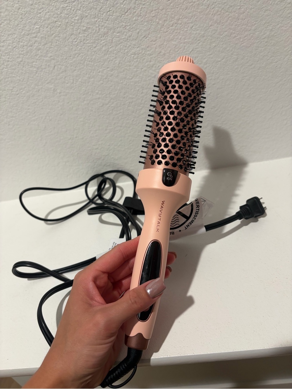 Wavytalk Pink Hot Air Round Brush - Volumizing Styling Brush